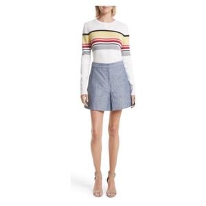 NWOT JASON WU Grey High Waist Double Face Shorts Size 0